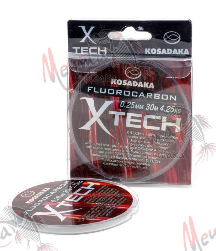 ФЛЮОРОКАРБОН "KOSADAKA" X-TECH 30 м #0.29